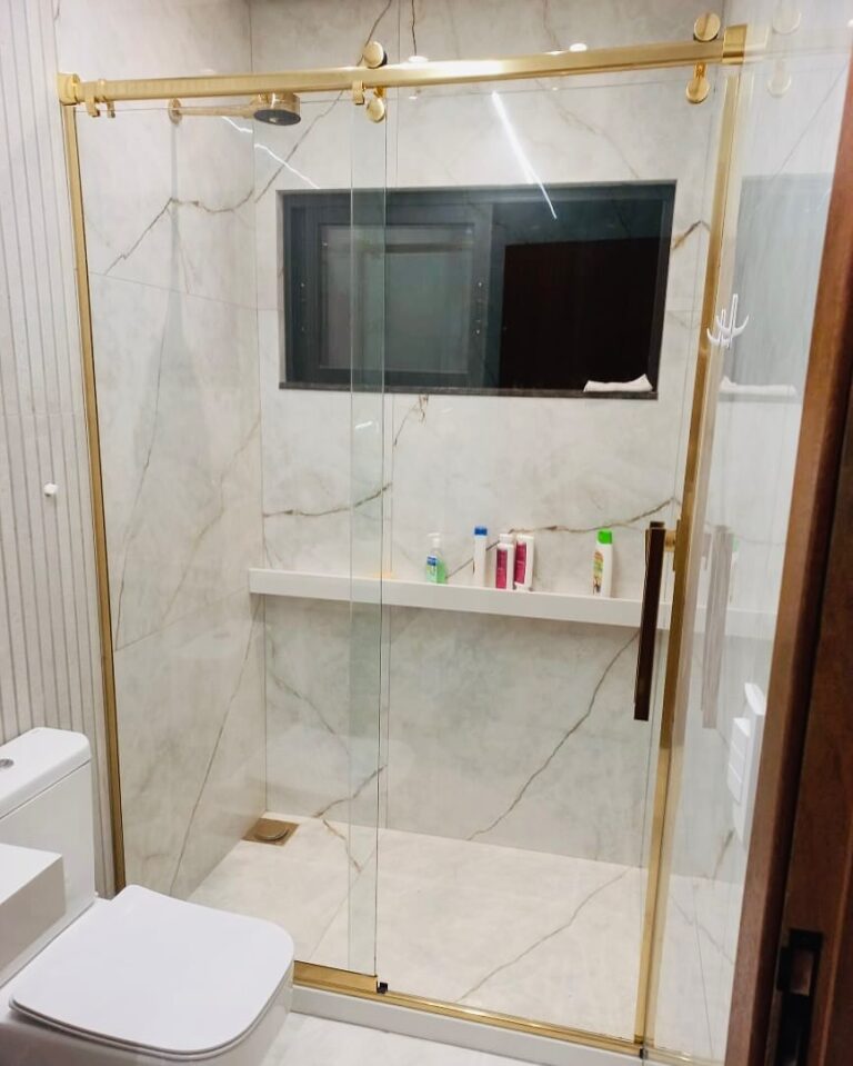 Box em vidro- Gold